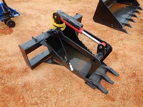 claw bucket for skid steer|skid steer dozer attachment.